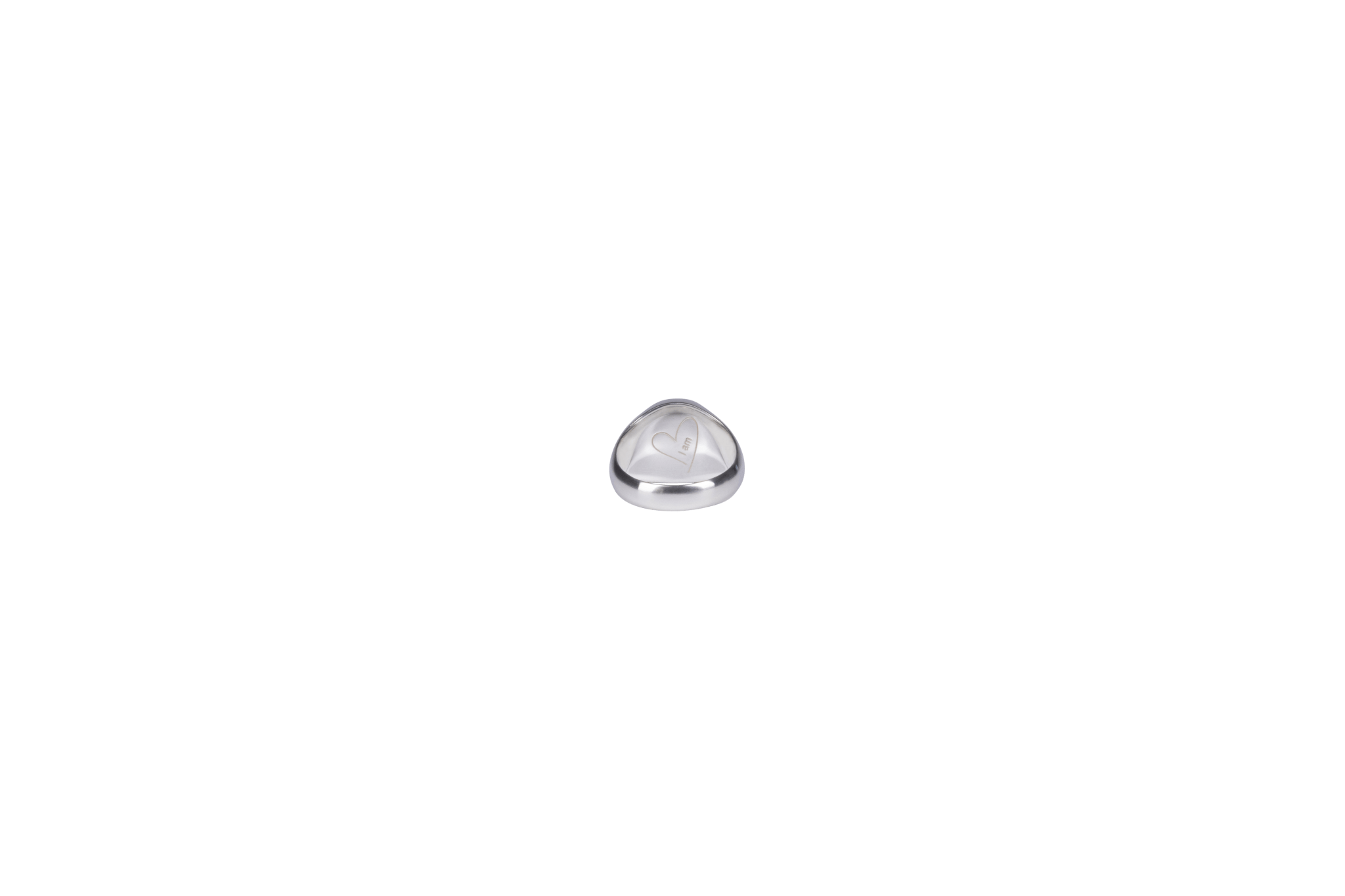 IX I Trust Myself Ring Silver