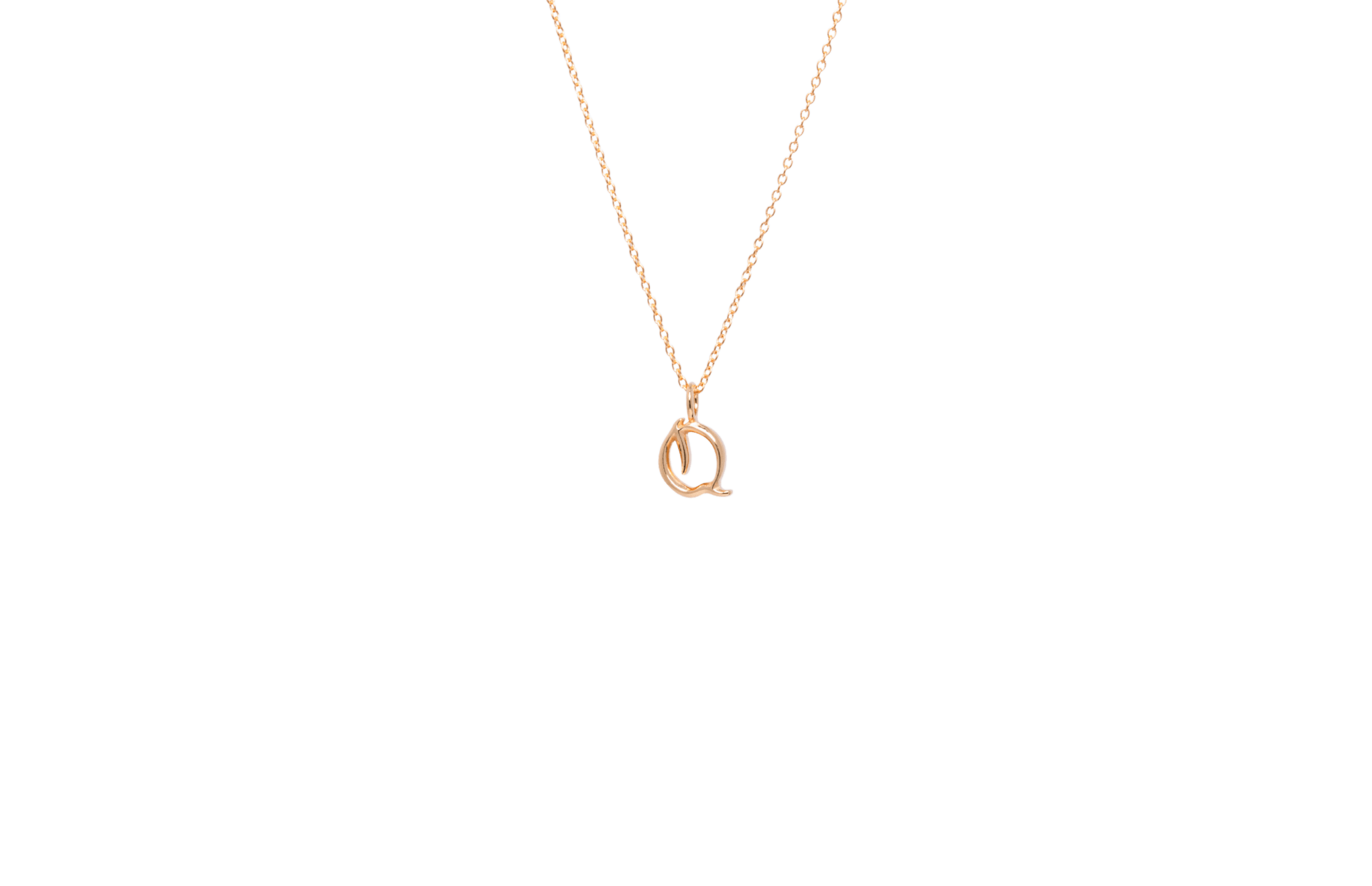 IX Q Letter Charm 14K