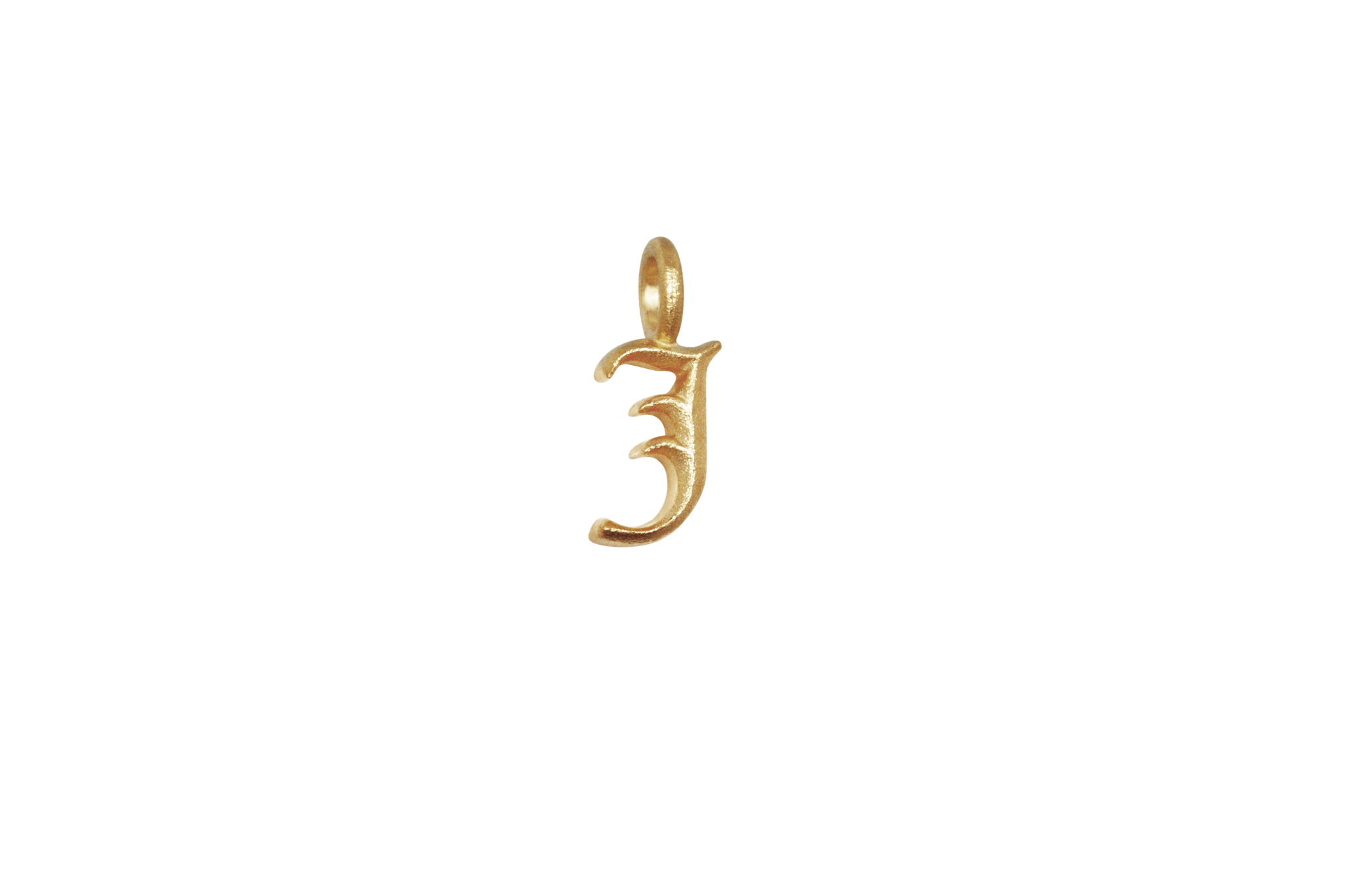IX Ice Letter Charm