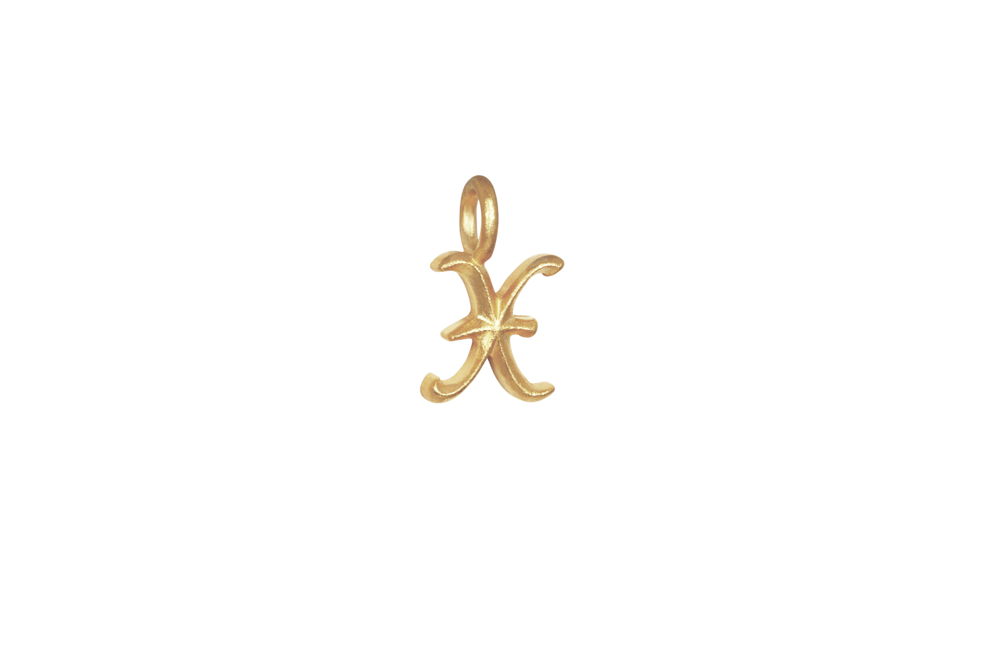 IX Ice Letter Charm