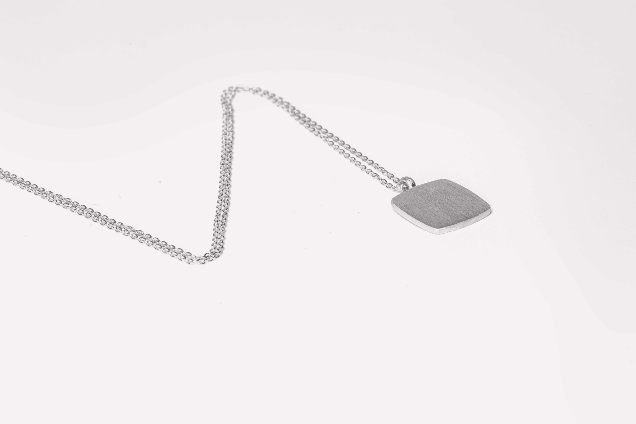 IX Cushion Pendant Silver