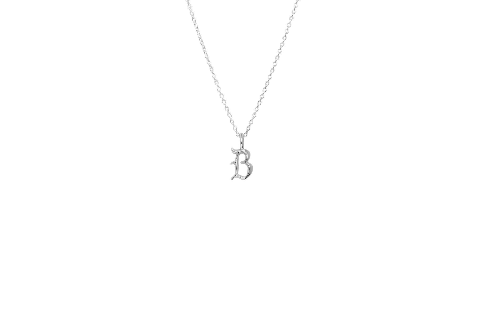 IX Letter Charm Silver