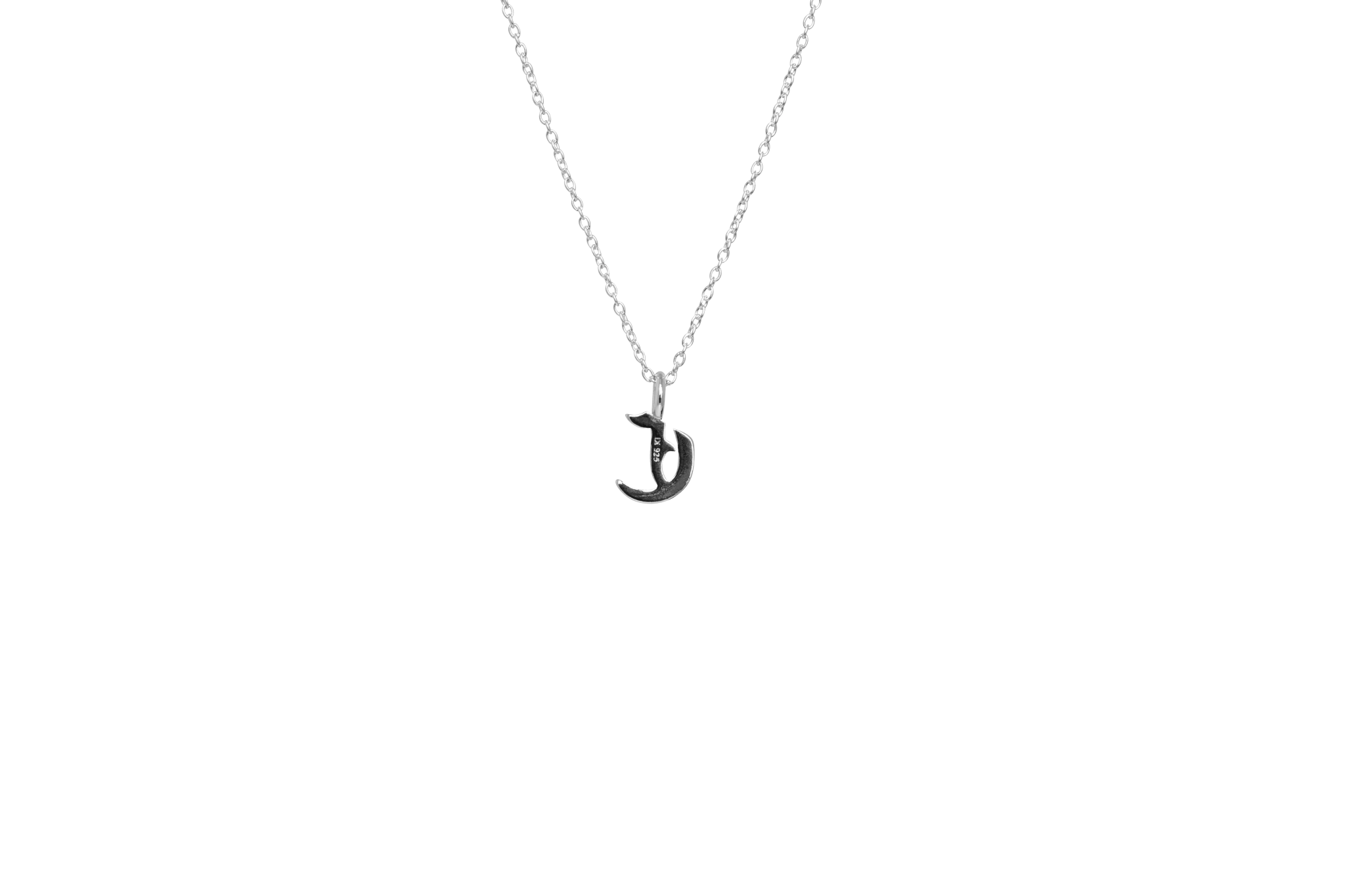 IX C Letter Charm Silver