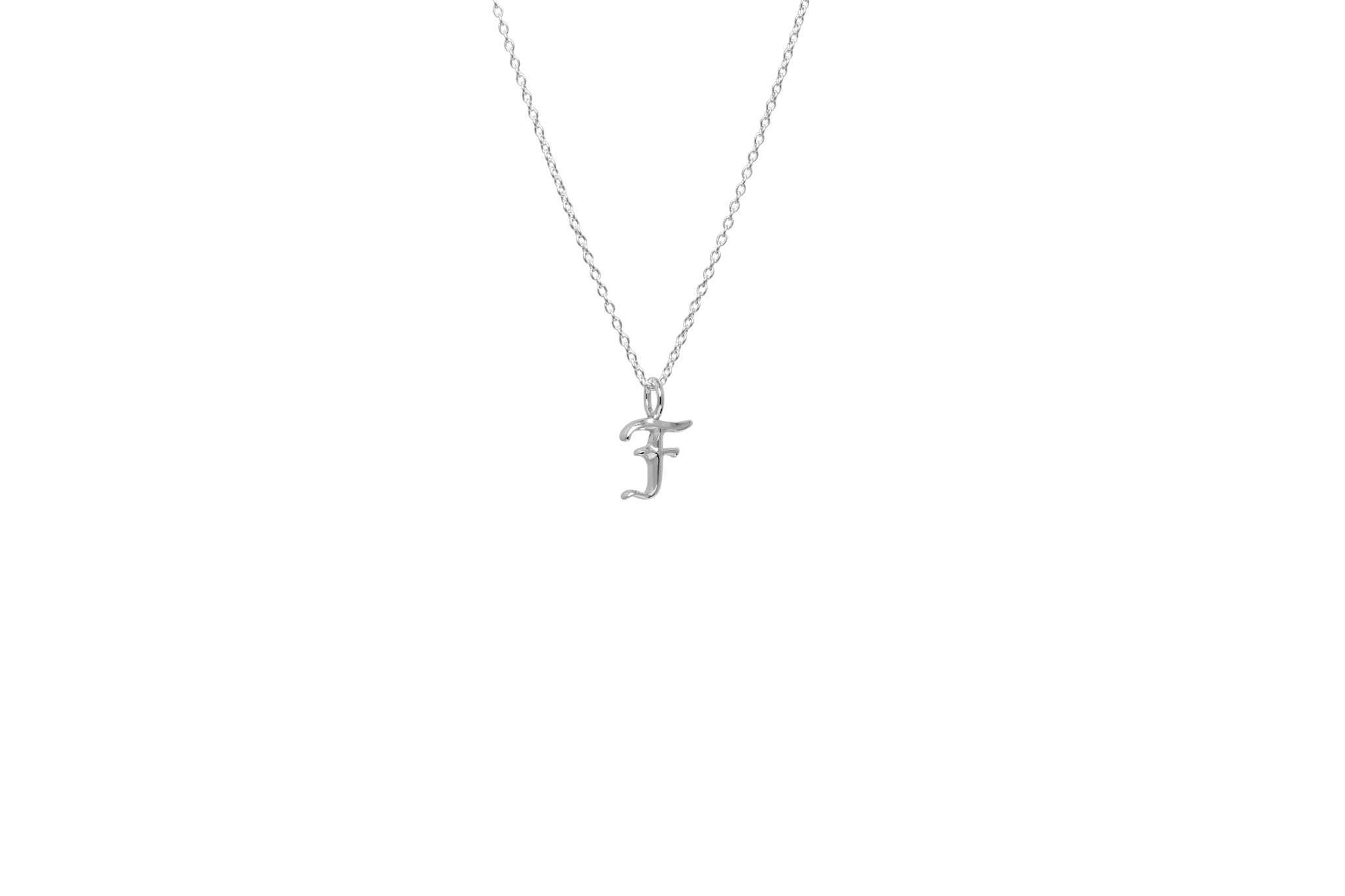 IX Letter Charm Silver