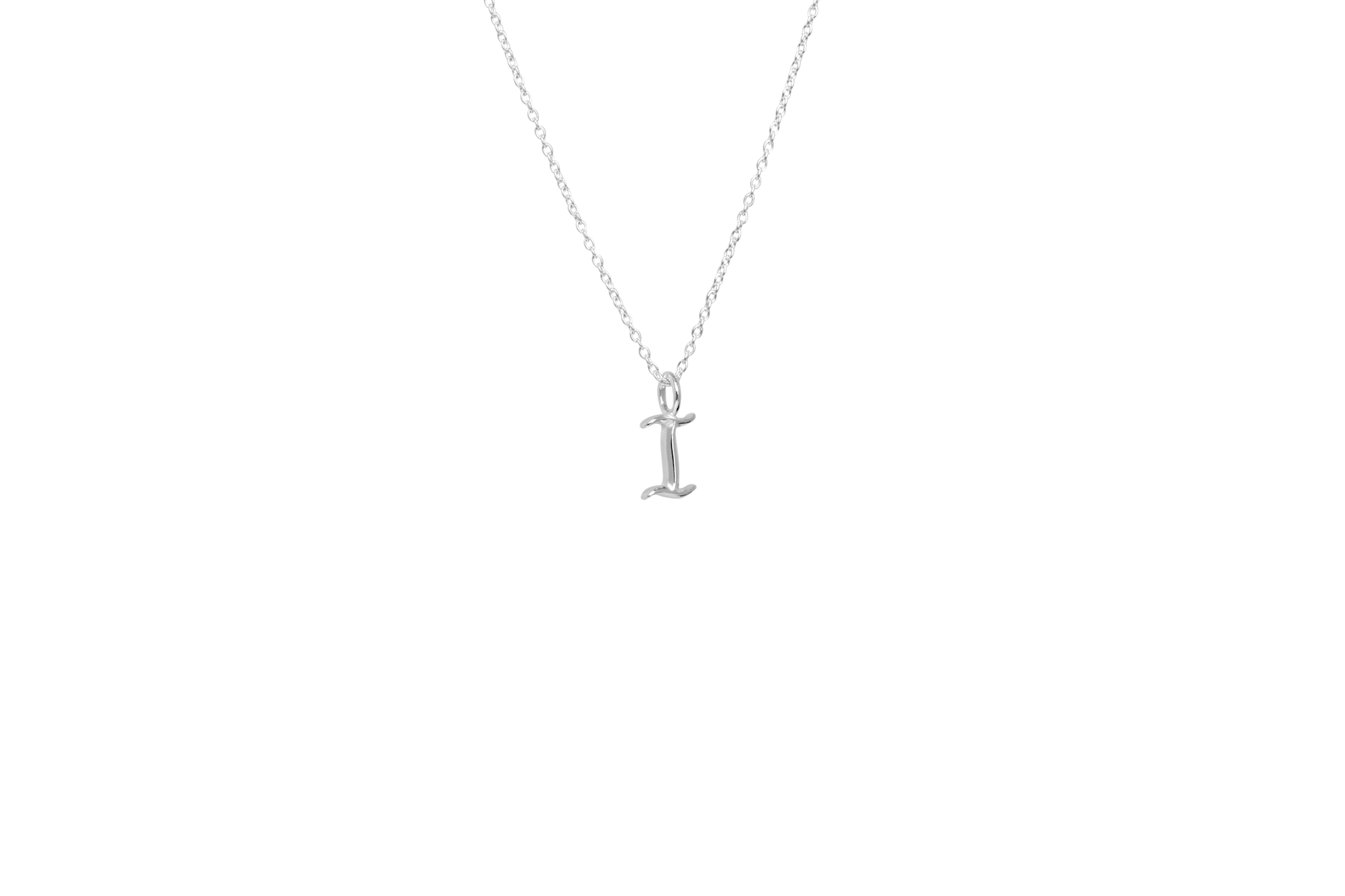 IX Letter Charm Silver