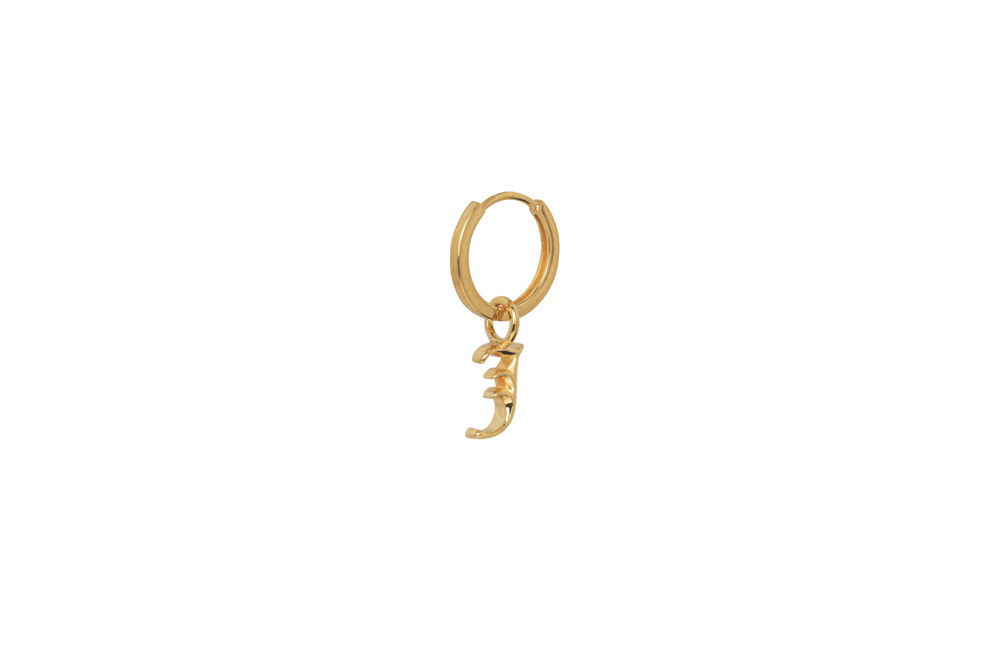 IX J  Letter Charm
