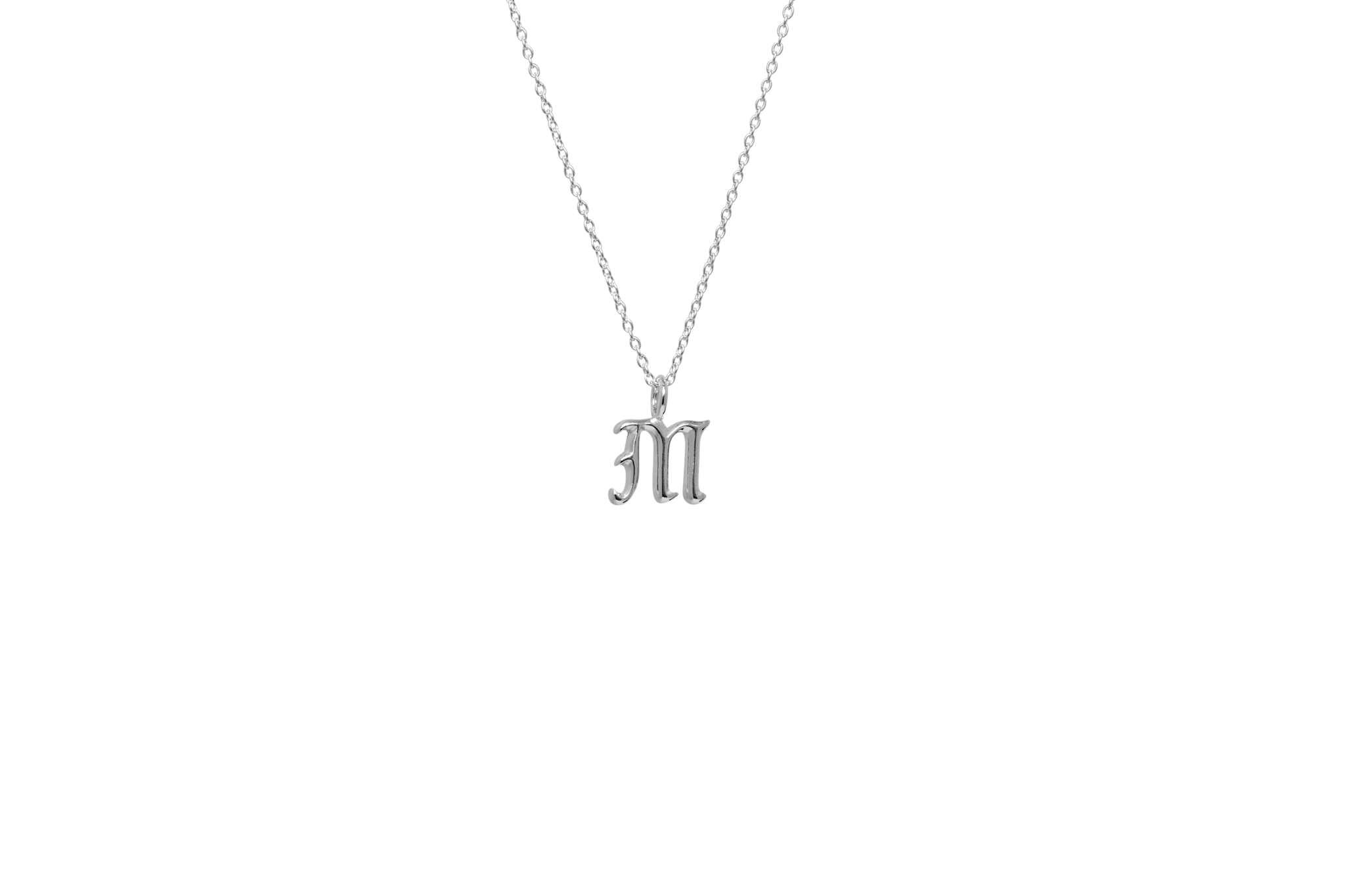 IX Letter Charm Silver