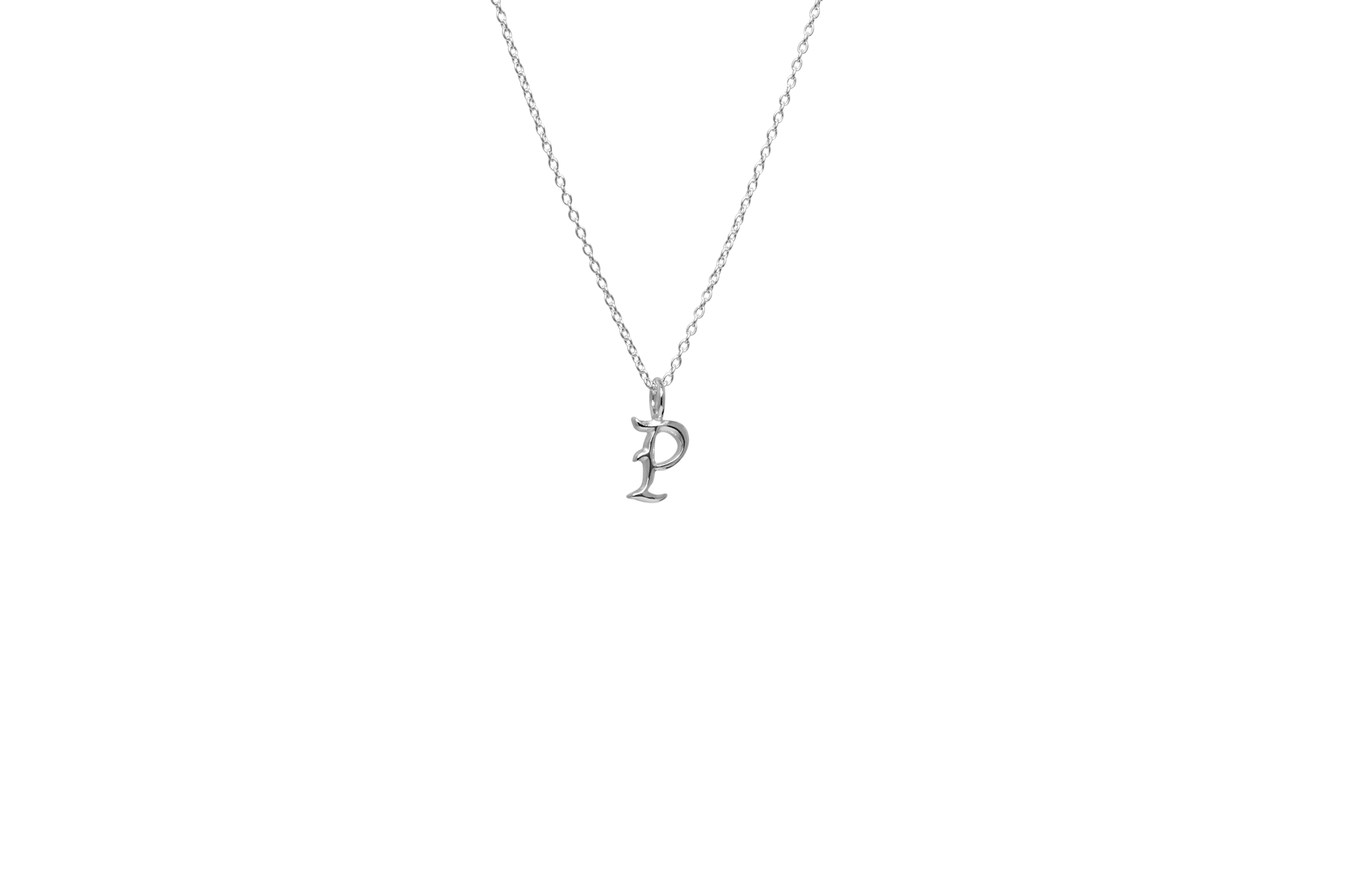 IX Letter Charm Silver