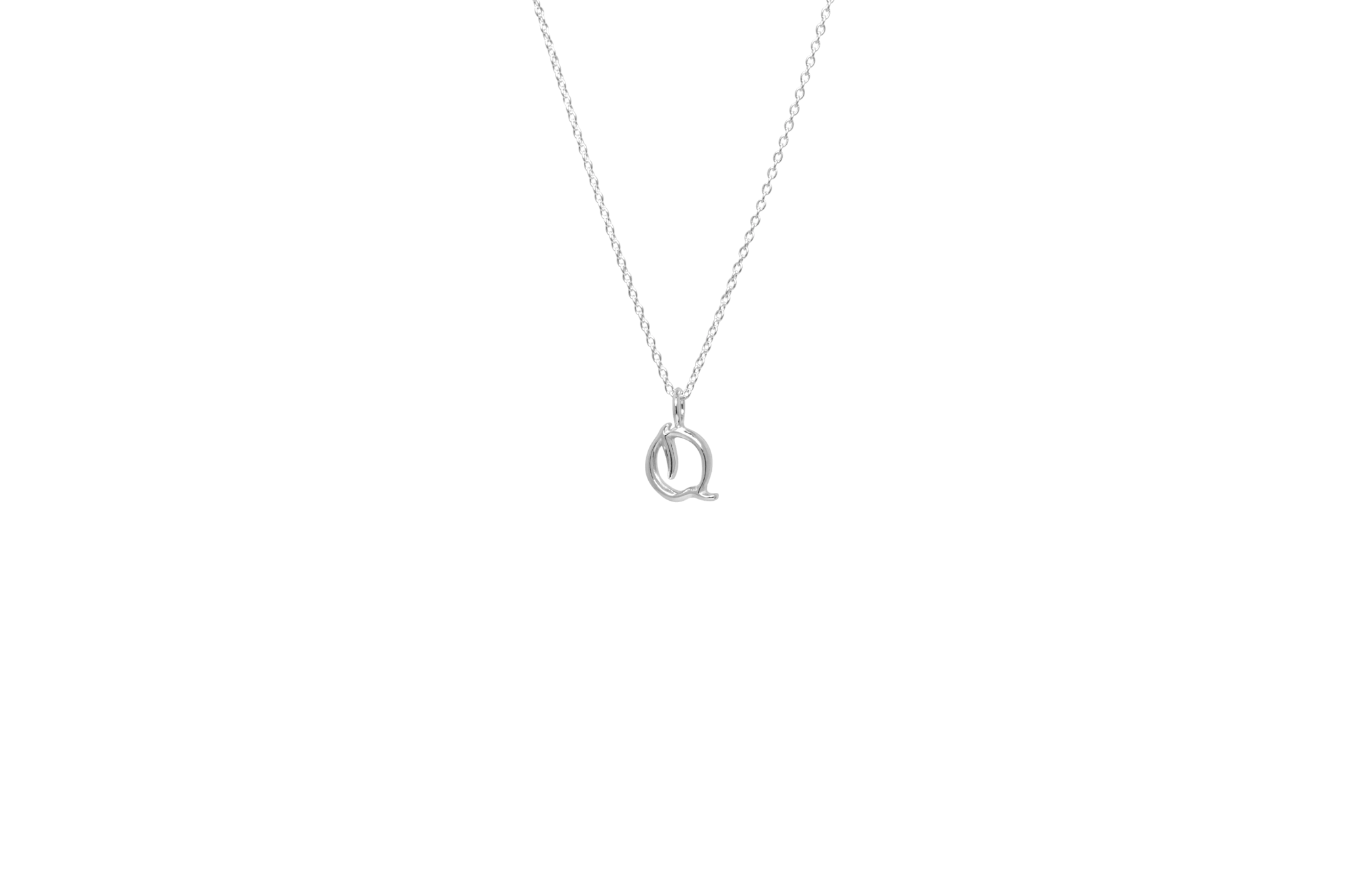 IX Letter Charm Silver
