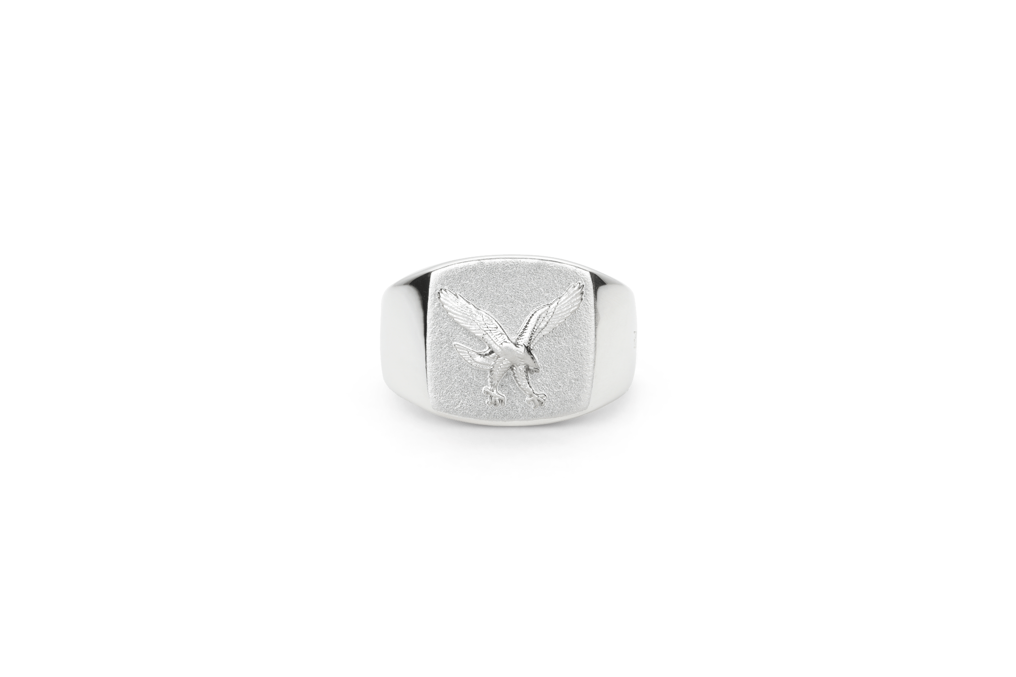 IX Eagle Signet Ring Silver