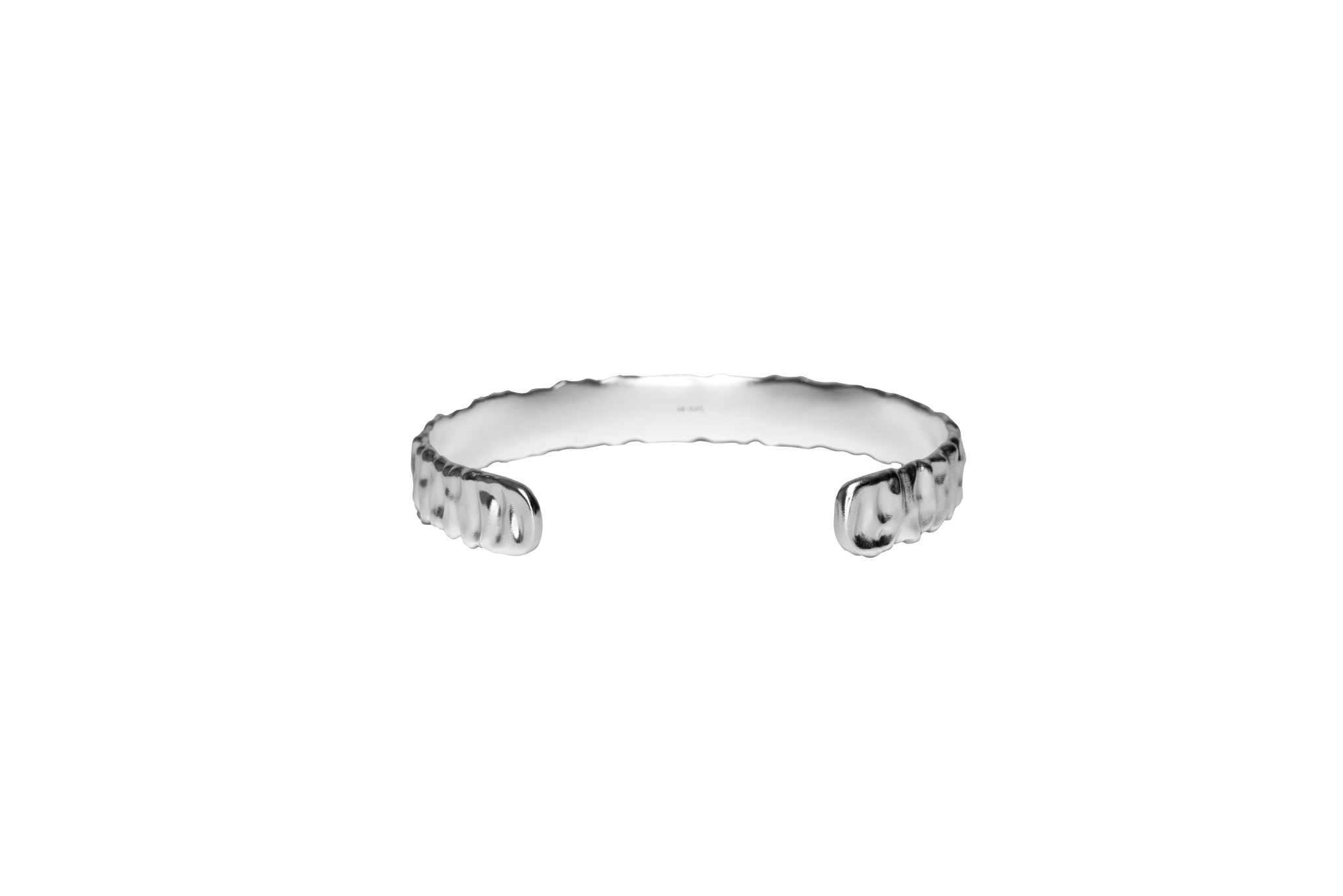 IX Crunchy Cuff Bracelet Silver