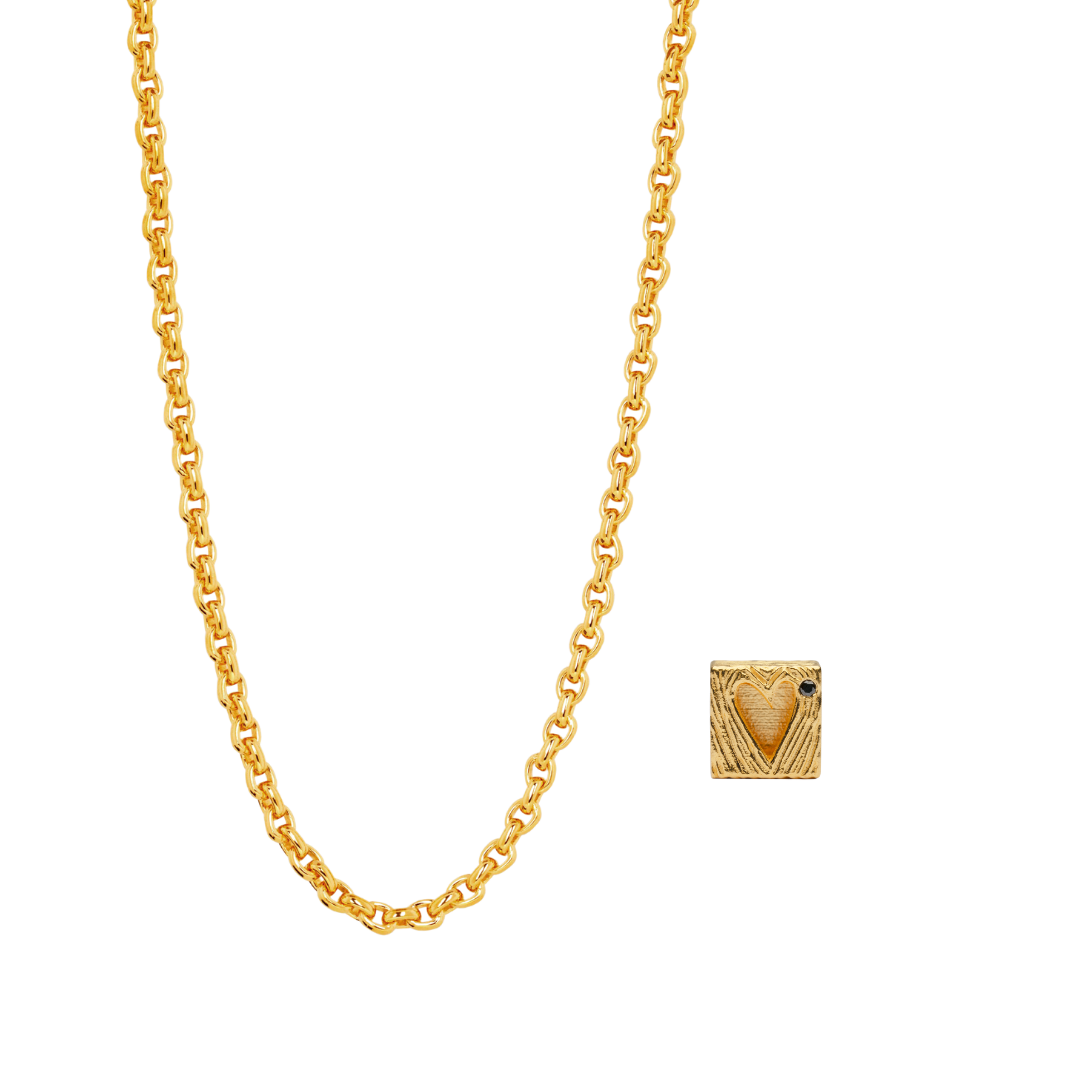 IX Heart in a Box Chain Schmuckset
