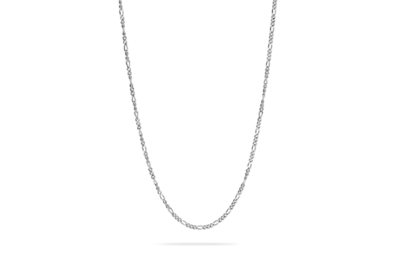 IX Figaro Chain Silver