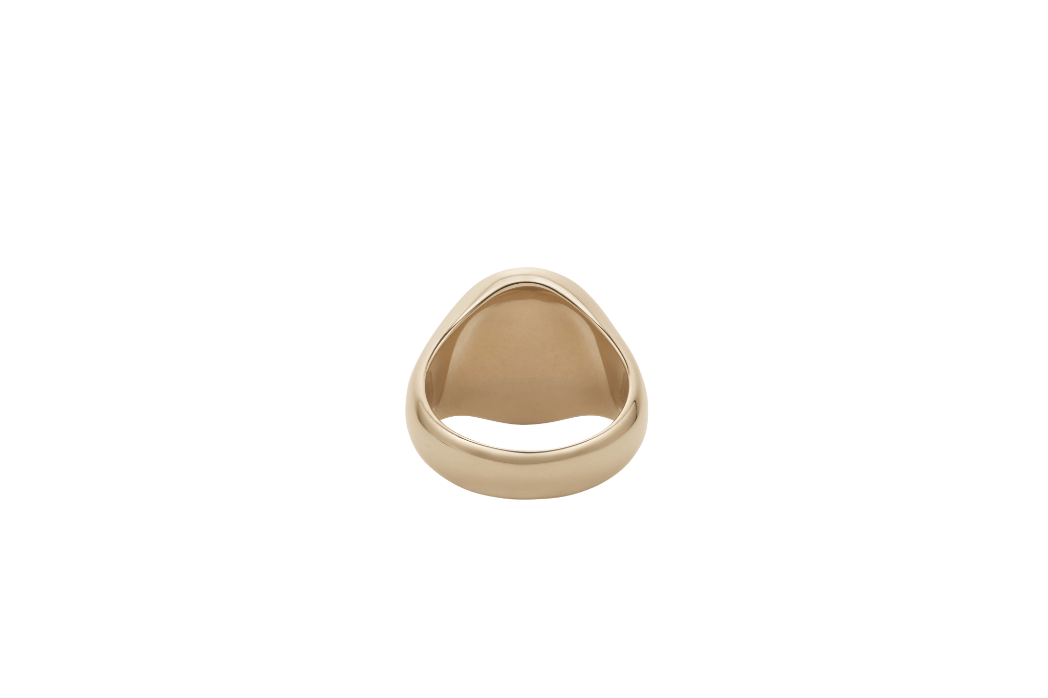 IX Oval Signet Ring Green Marble