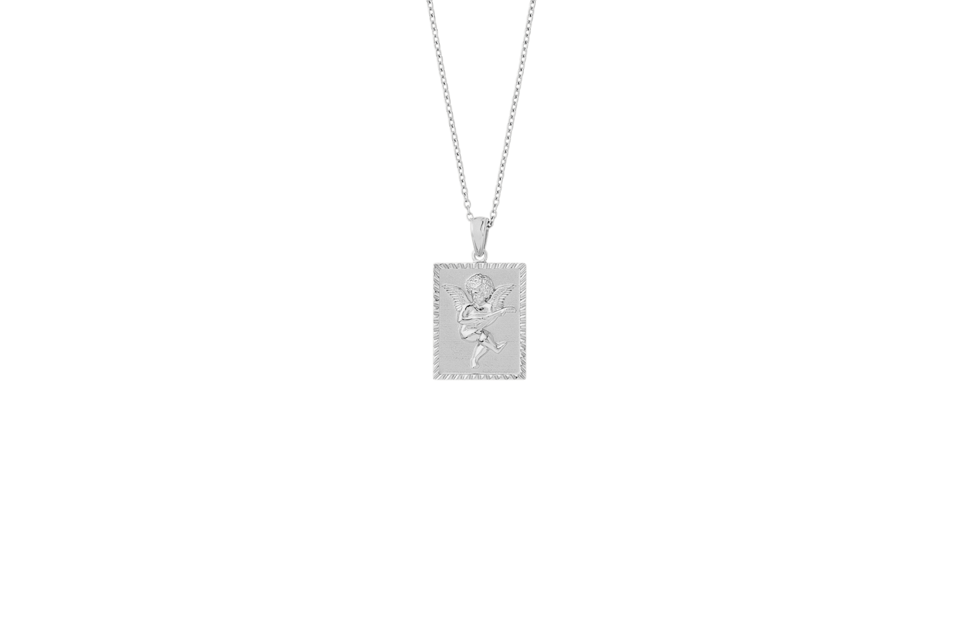 IX Angel Pendant Silver