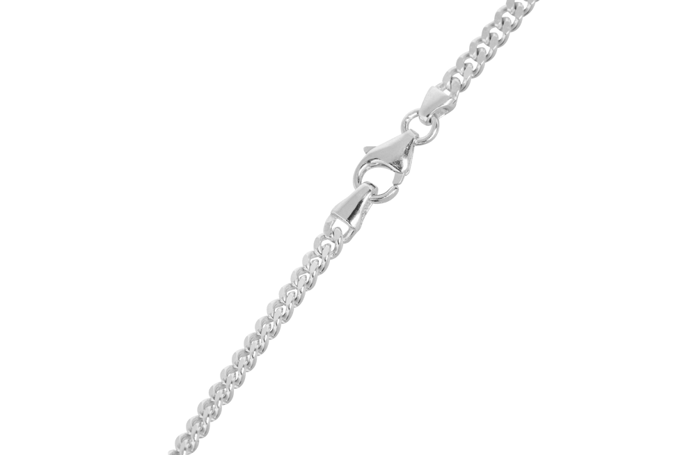 IX Curb Medi Chain Silver