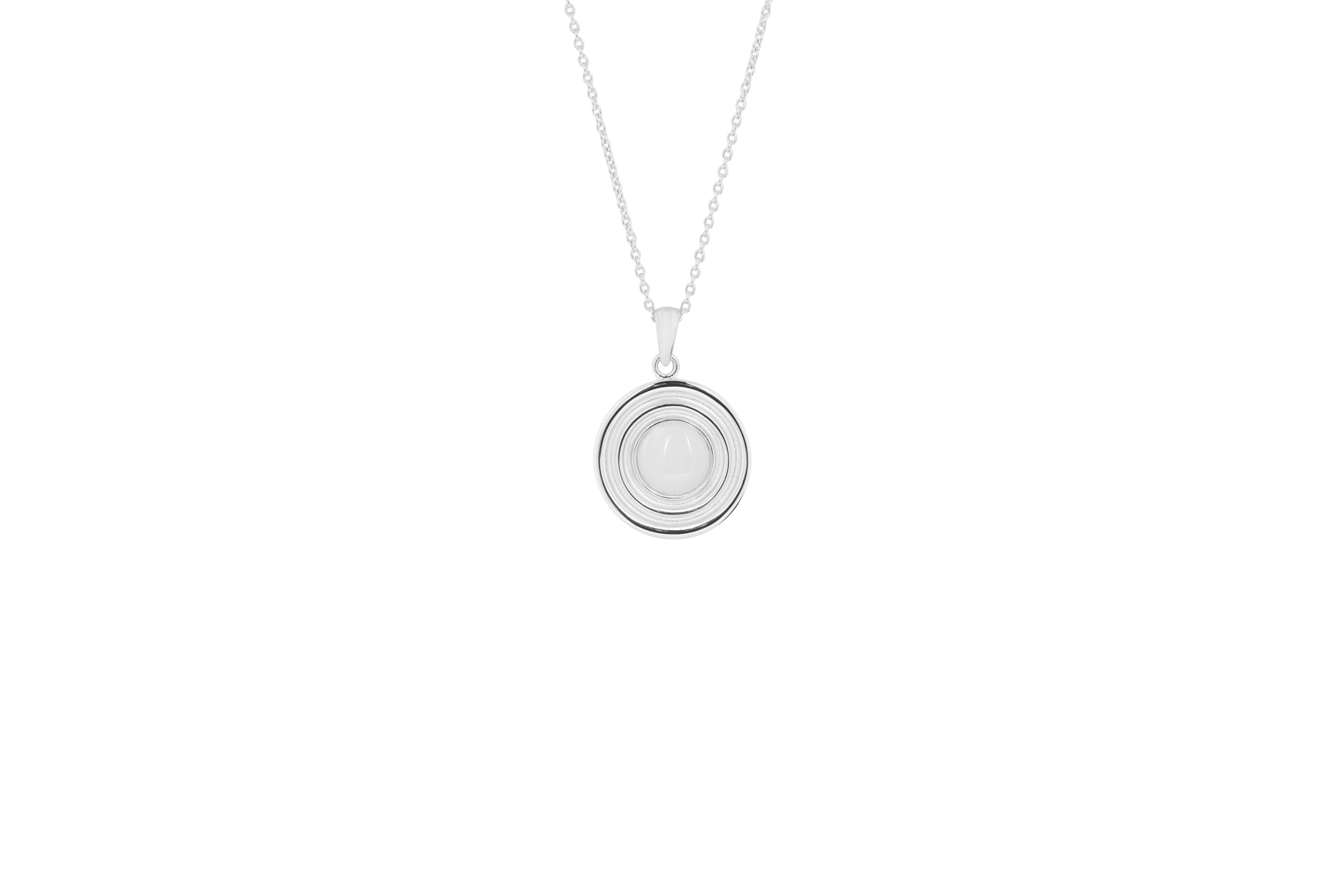 IX Anker Necklace Moonstone Silver