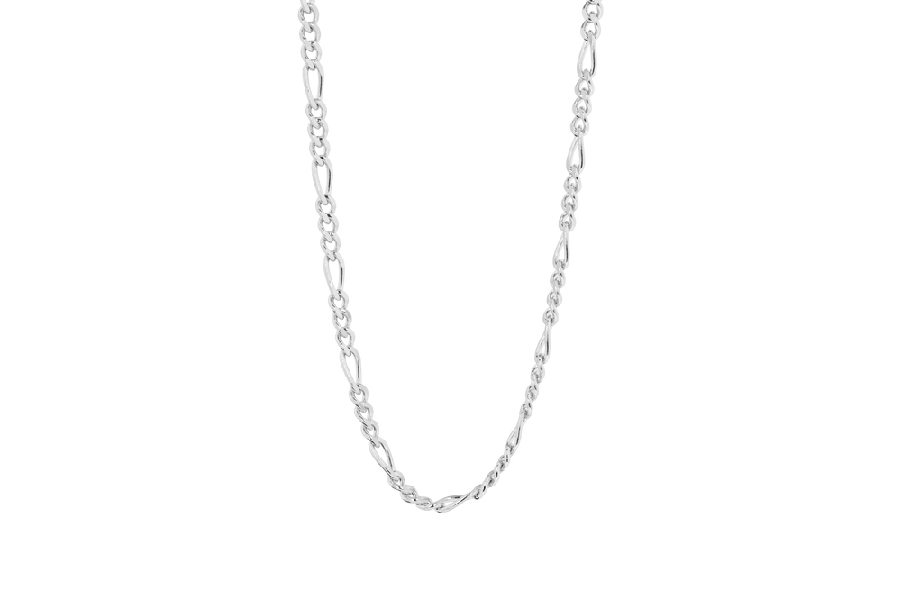 IX Chunky Figaro Chain Silver