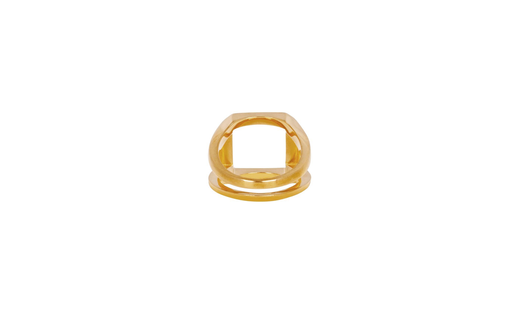 IX Octagon Simple Signet Ring