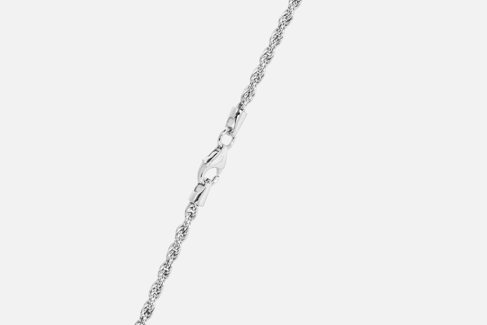 IX Rope Anklet Silver