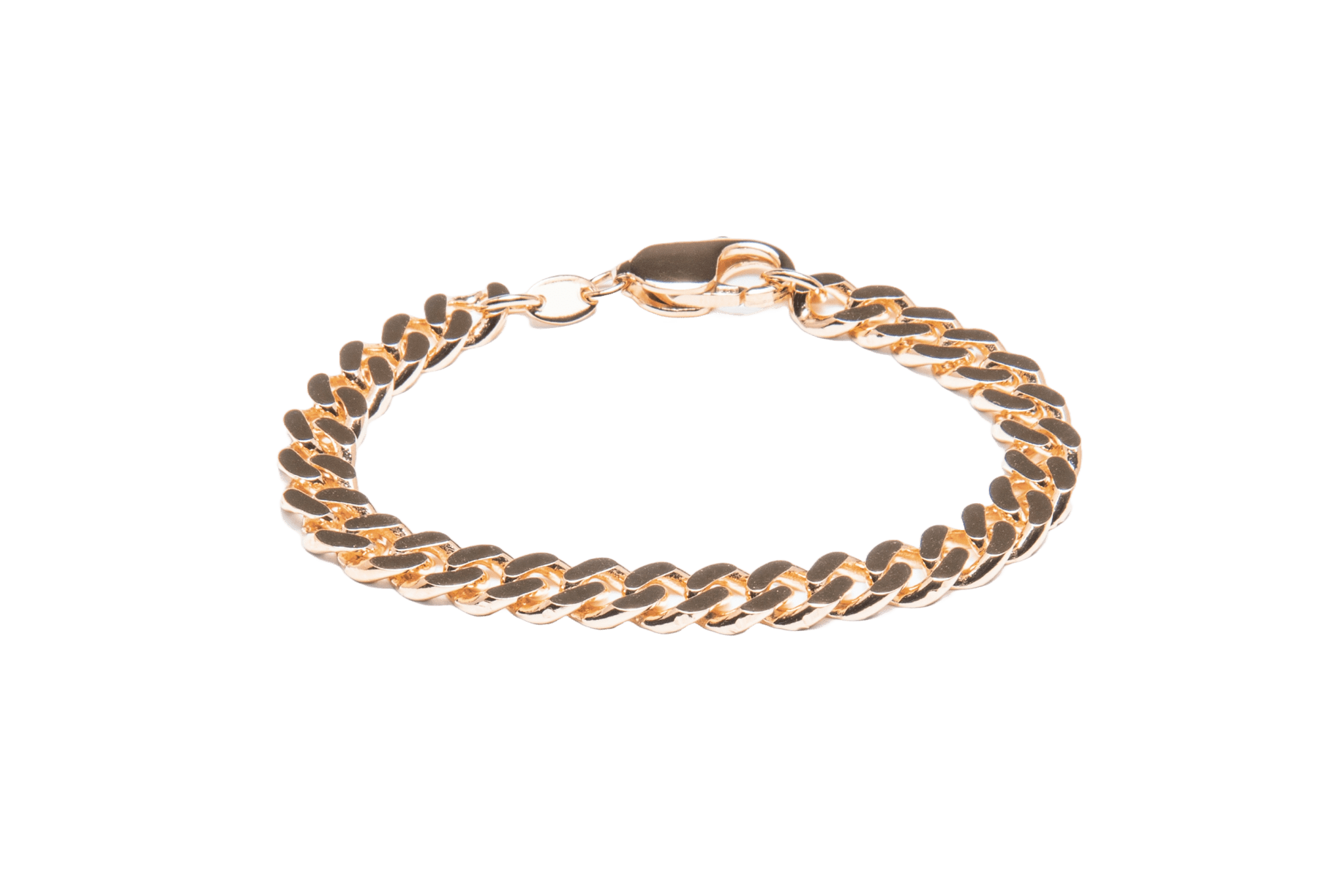 IX Chunky Curb Bracelet Gold 14K